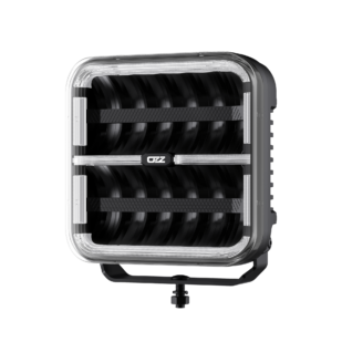 Reflektor drogowy LED OZZ SQR 9” czarny