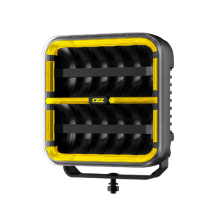 Reflektor drogowy LED OZZ SQR 9” czarny